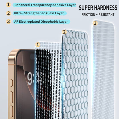 YOUPECK 2 Pack for iPhone 12 / iPhone 12 Pro 2020 6.1 Inch, Tempered Glass Screen Protector